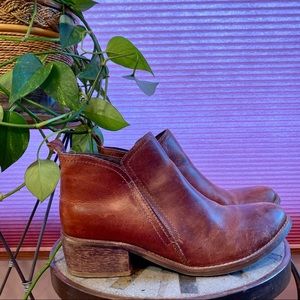 Matisse Leather Heeled Booties